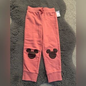 NWTs Baby Gap Disney Mickey 4T Pink Joggers